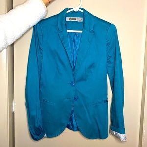 Teal Stradivarius Blazer